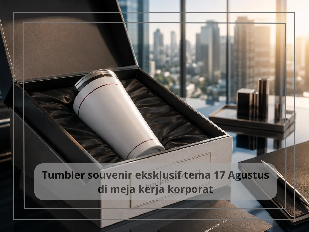 Custom Tumbler Tema Kemerdekaan, Hadiah Karyawan Berkesan