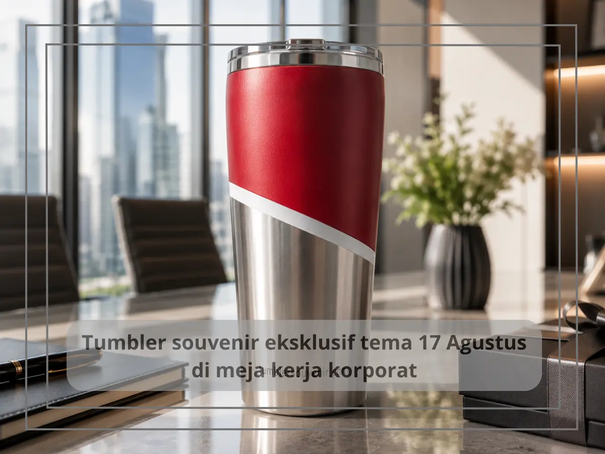 Tumbler Souvenir 17 Agustus Eksklusif, Kado HUT RI Istimewa